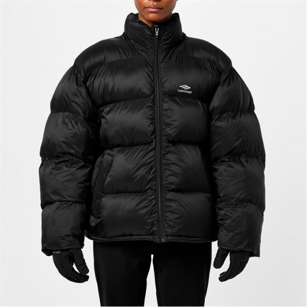 BALENCIAGA 3b Sports Icon Ski Puffer Jacket - Black