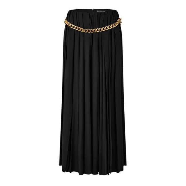 BALENCIAGA Pleated Skirt - Black