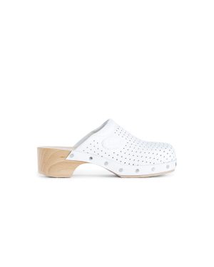 BALENCIAGA WOMAN WHITE MULES