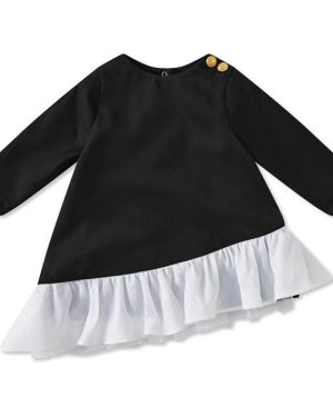 BALMAIN Logo Jumper Dress Babies - Black