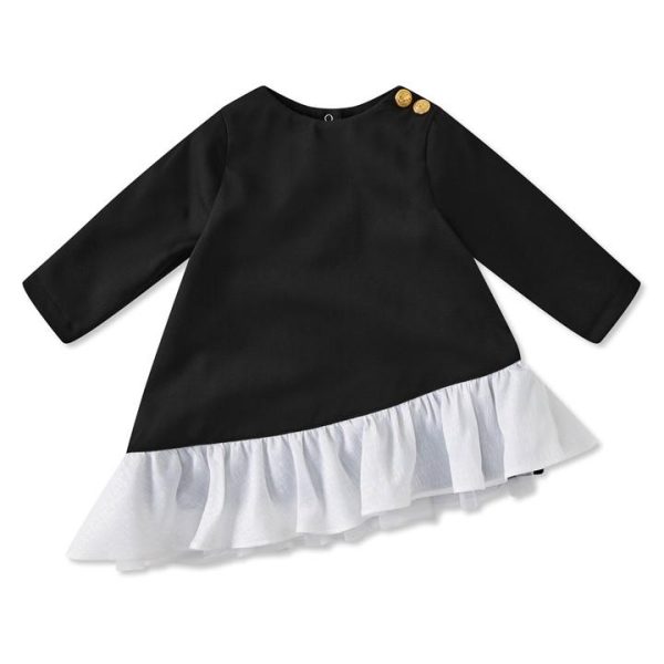 BALMAIN Logo Jumper Dress Babies - Black