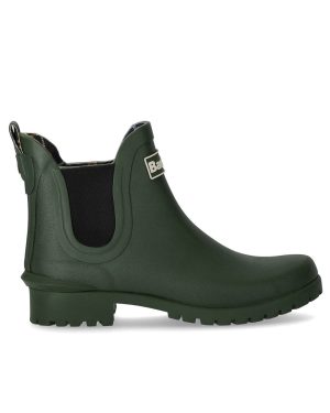 BARBOUR WILTON OLIVE GREEN CHELSEA BOOT
