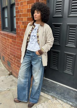 BDG Grandpa Padded Jacket - Stone XS at Urban Outfitters