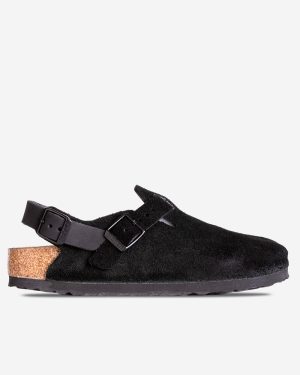 BIRKENSTOCK_Black Tokio suede clogs_Black_37 EU_Unisex