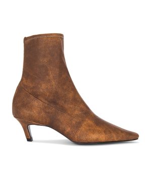 BLACK SUEDE STUDIO Glen 50 Boot in Brown. Size 7.5.