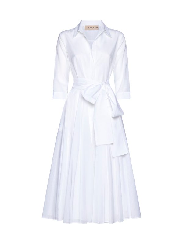 BLANCA VITA | Aptenia belted shirt dress | Women | 42