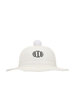 BODE Paneled Grandfather Hat in White - White. Size L (also in M, S).