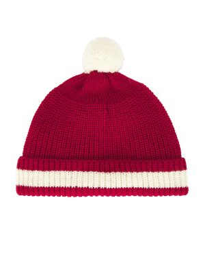 BODE Pom Hat in Red - Red. Size all.