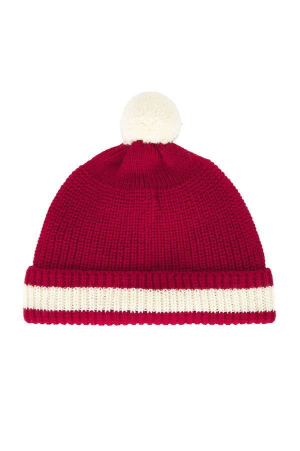 BODE Pom Hat in Red - Red. Size all.