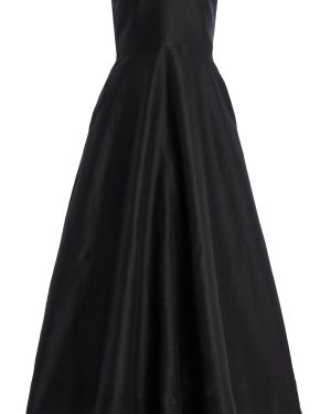 BONDI BORN - Borrio Strapless Midi Dress - Black - S - Moda Operandi