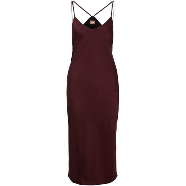 BOSS Dechana Slip Dress - Red
