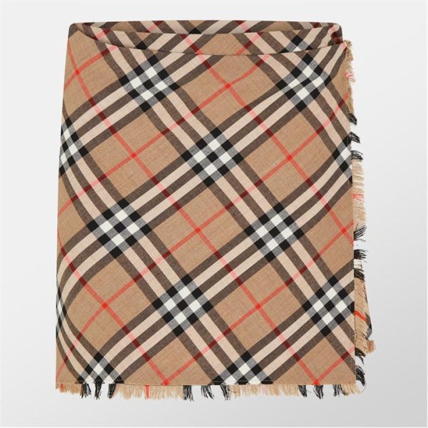 BURBERRY Mini Skirt - Beige