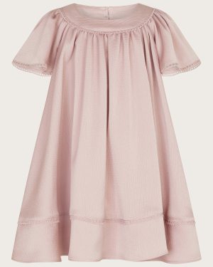 Baby Satin Swing Dress Pink