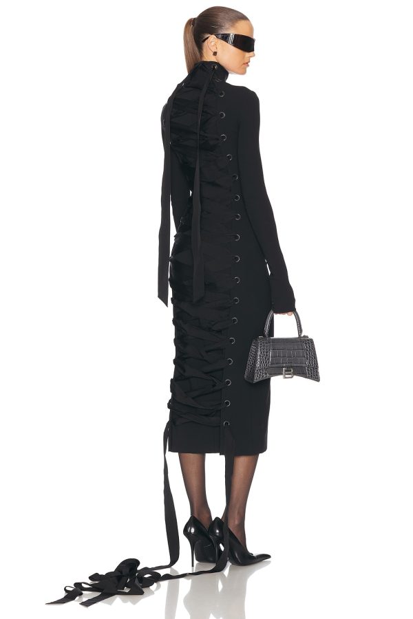 Balenciaga Backless Dress in Black - Black. Size 36 (also in ).