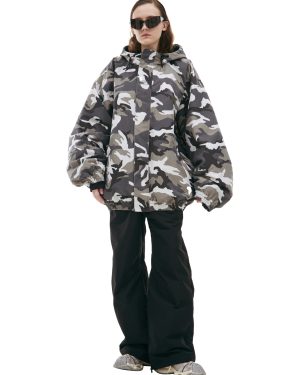 Balenciaga Camouflage hooded jacket