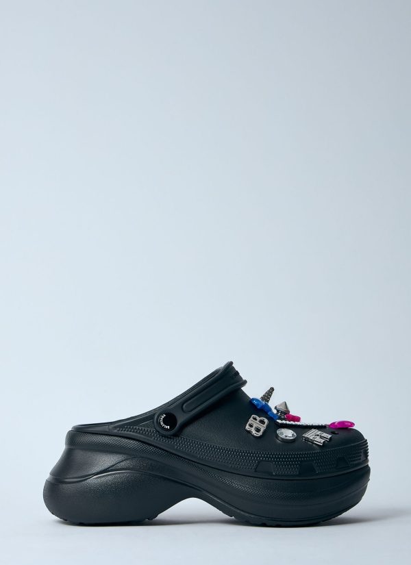Balenciaga Crocs Platform Mules - Woman Mules Black Eu - 41