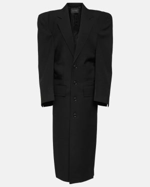 Balenciaga Cut Away oversized virgin wool coat