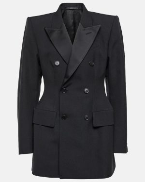 Balenciaga Hourglass double-breasted wool blazer