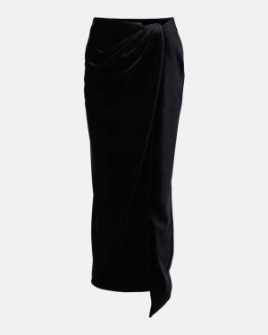 Balenciaga Jersey wrap skirt