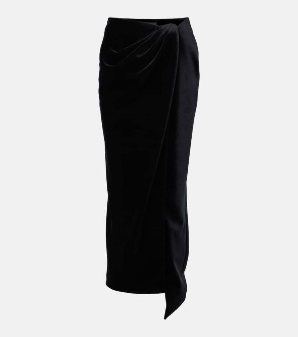 Balenciaga Jersey wrap skirt