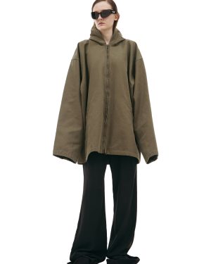 Balenciaga Khaki hooded jacket