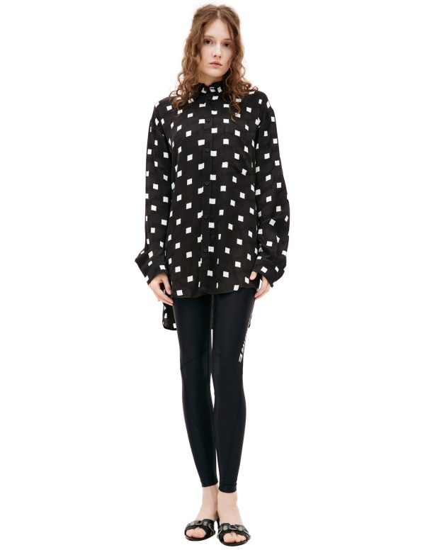 Balenciaga Oversize monoprint shirt