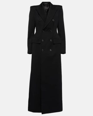 Balenciaga Structured double-breasted wool coat