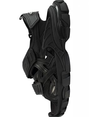 Balenciaga Track Black Sandals