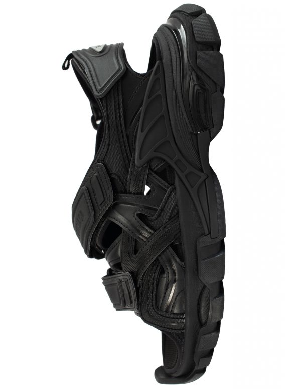 Balenciaga Track Black Sandals