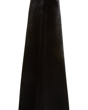 Balenciaga - Velvet Maxi Skirt - Black - FR 36 - Moda Operandi