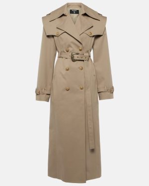 Balmain Cotton twill trench coat