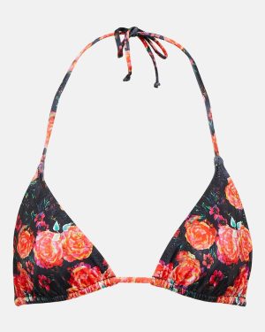 Bananhot Bell floral tringle bikini top