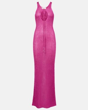 Bananhot Jules sequined knitted maxi dress