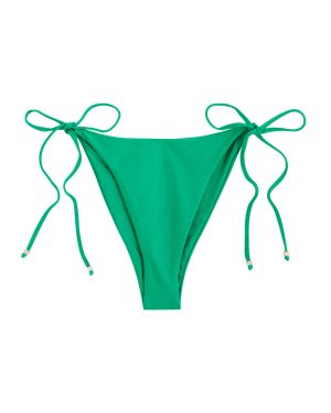 Baobab Itala Metallic Bikini Briefs - Green - L (UK14 / L)