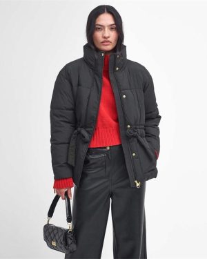 Barbour International Cindy Puffer Jacket - Black