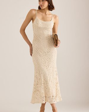 Bardot Adoni Crochet Maxi Dress