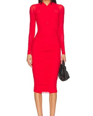 Bardot Aliyah Dress in Red. Size L, S, XS.