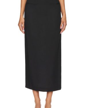 Bardot Rhee Midi Skirt in Black. Size 4, 6, 8.