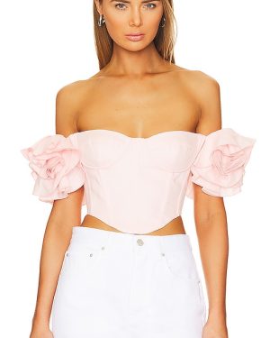 Bardot Sigma Corset Top in Blush. Size 4, 6, 8.