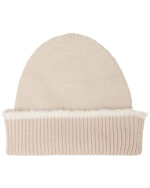 Barrie Ribbed-knit cashmere beanie