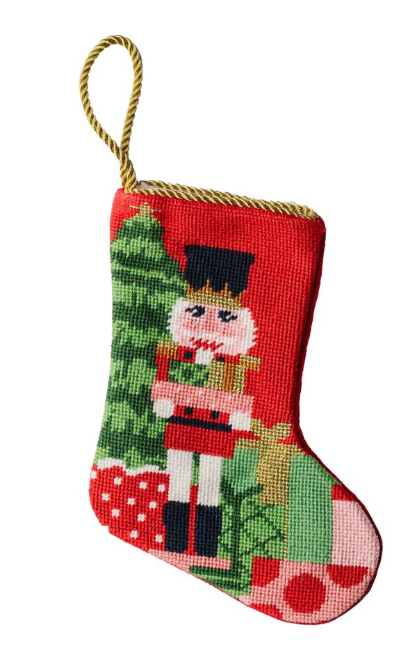 Bauble Stockings - Set-of-Two Classic Nutcracker Stockings - Red - Moda Operandi