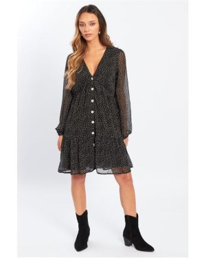 Be You Smock Dress Womens - Red