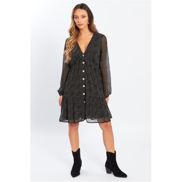 Be You Smock Dress Womens - Red