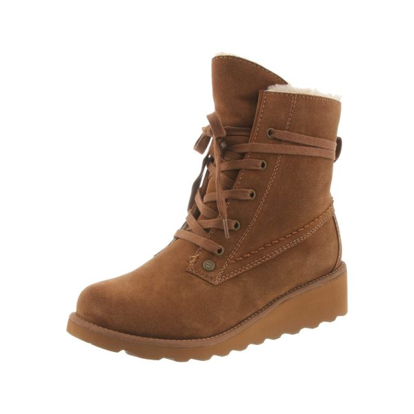 Bearpaw Krista - Womens Wedge Boot - 2025w Hickory - 6 Wide