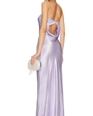 Bec + Bridge Moondance Strapless Midi Dress in Lavender. Size 14/XL.
