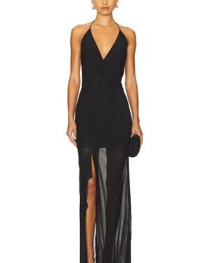 Bec + Bridge Sania Halter Dress in Black. Size 8/S.