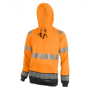 Beeswift High Visibility Two Tone Hoody Orange Black 3XL