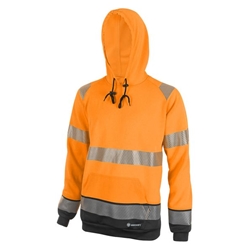 Beeswift High Visibility Two Tone Hoody Orange / Black 4XL