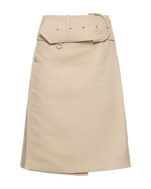 Belted Midi Skirt