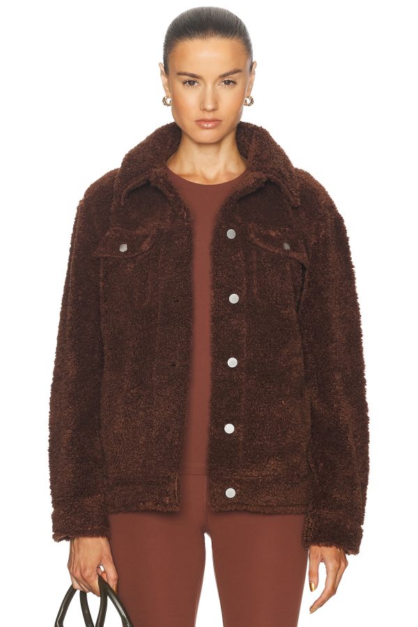 Beyond Yoga Rider Shacket in Espresso - Chocolate. Size L (also in M).
